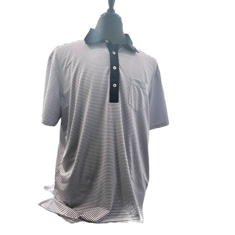 XL RLX Ralph Lauren Men's Striped Golf Polo Shirt